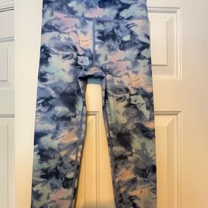 Size L/12 Athleta Girl High Rose Printed Chit Chat Legging